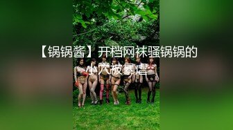 【锅锅酱】开档网袜骚锅锅的小穴被暴虐